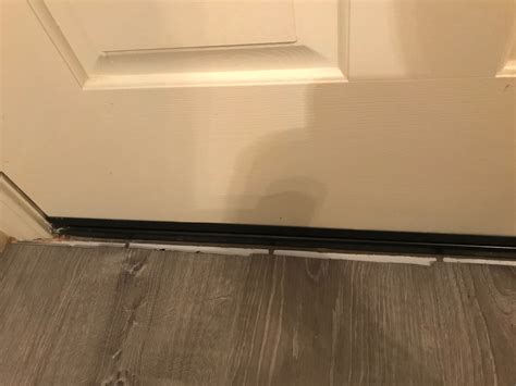 exterior door threshold laminate flooring